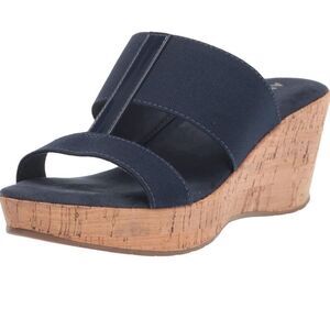 NWT ANNE KLEIN Women’s Hardy Wedge Sandel 9.5